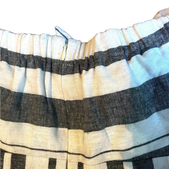 Revolve Majorelle Miles Jumpsuit in Blue Stripe NWOT Strapless Linen Size Medium - Picture 10 of 13